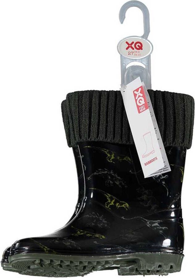 XQ Footwear XQ Snowboots kinderen gevoerde kinderlaars groen print