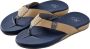 XQ Footwear XQ Teenslipper Heren Cushioned Navy Beige flip flops heren Slippers heren - Thumbnail 2