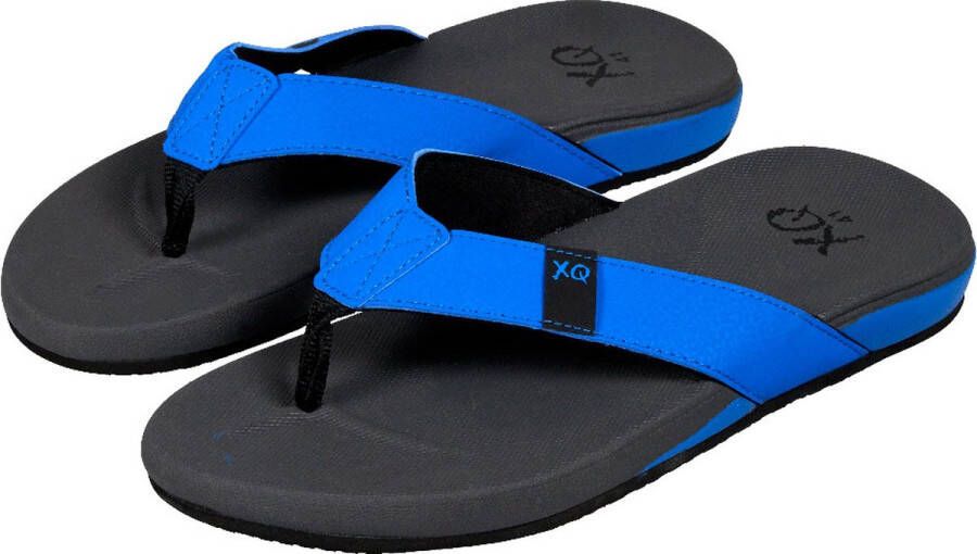 XQ Heren Teenslippers Ergonomisch Antraciet Blauw