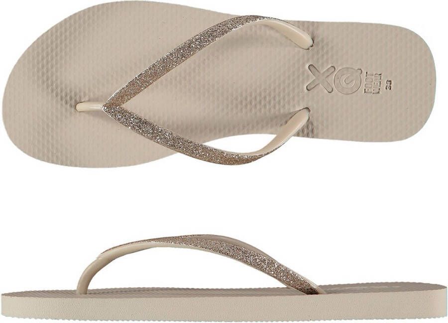 XQ Footwear XQ Teenslippers Dames Glitter Sand Flip Flops dames