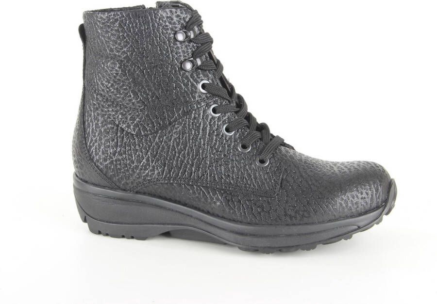 Xsensible 30111.3.006-GX dames veterboots sportief zwart