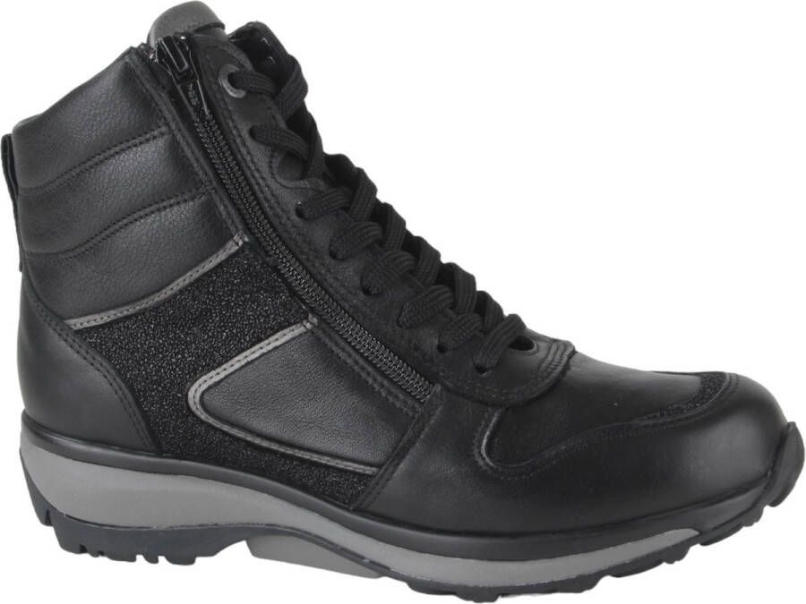 Xsensible 30116.3.080-GX dames veterboots sportief zwart