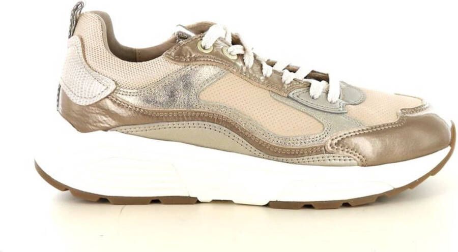 XSENSIBLE Lage Sneakers Dames Milau Maat: 36 Materiaal: Leer Kleur: Taupe