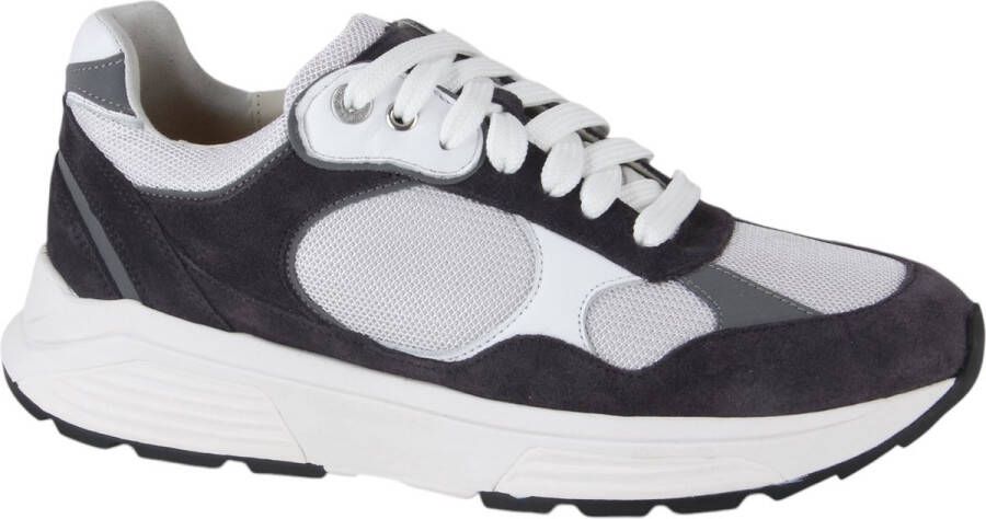 XSENSIBLE Lage Sneakers Heren Helix Men Maat: 47 Materiaal: Suède Kleur: Donkerblauw