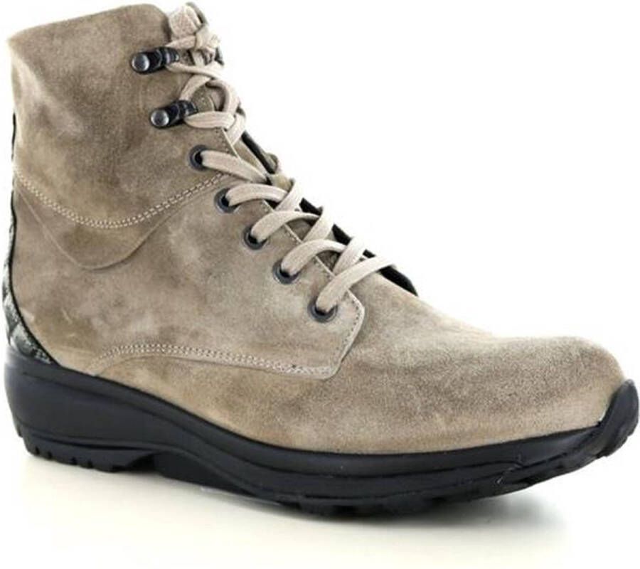 Xsensible 30111.2 Milton Taupe Combi G-Wijdte Veter boots