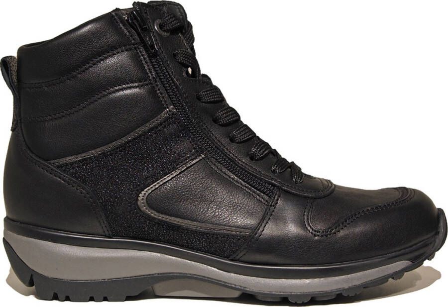 Xsensible 30116.3.080-GX dames veterboots sportief zwart