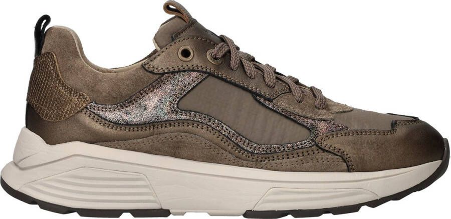 XSENSIBLE Lage Sneakers Dames Combi G Sneaker Maat: 42 Materiaal: Suède Kleur: Taupe