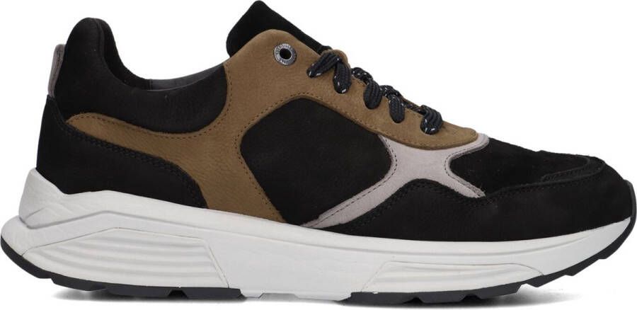 XSENSIBLE Lage Sneakers Combi H Sneaker Maat: 40 Materiaal: Nubuck Kleur: Zwart