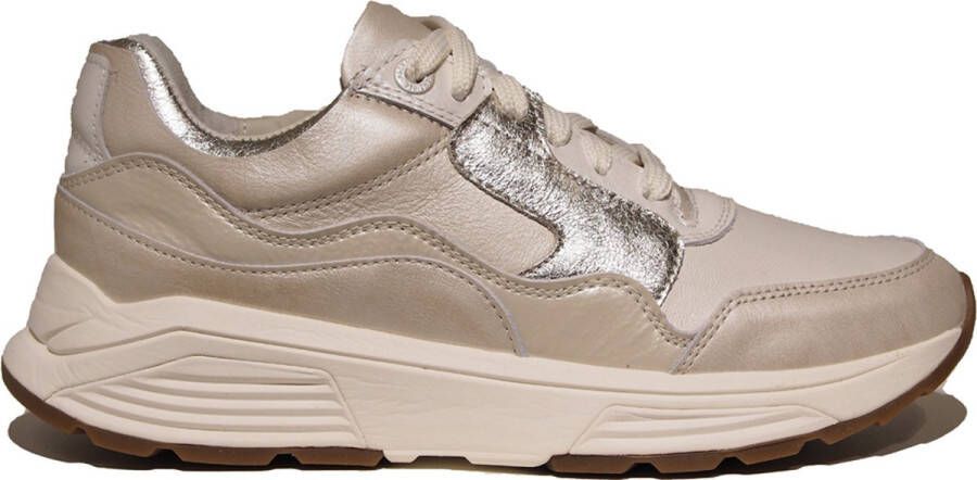 XSENSIBLE Lage Sneakers Dames Golden Gate Lady Maat: 38 Materiaal: Leer Kleur: Wit