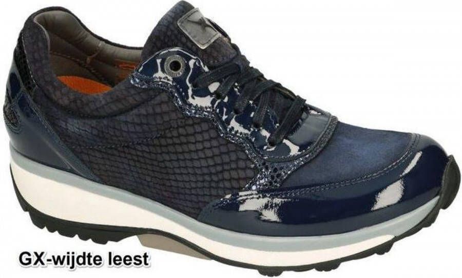 Xsensible Dames blauw donker sneakers