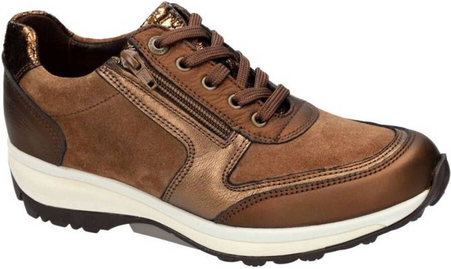 Xsensible 30103.2 396 Bronze Combi G-wijdte Veterschoenen