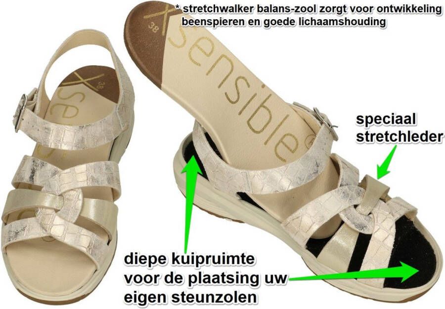 Xsensible 30037.5 wijdte G Sandalen