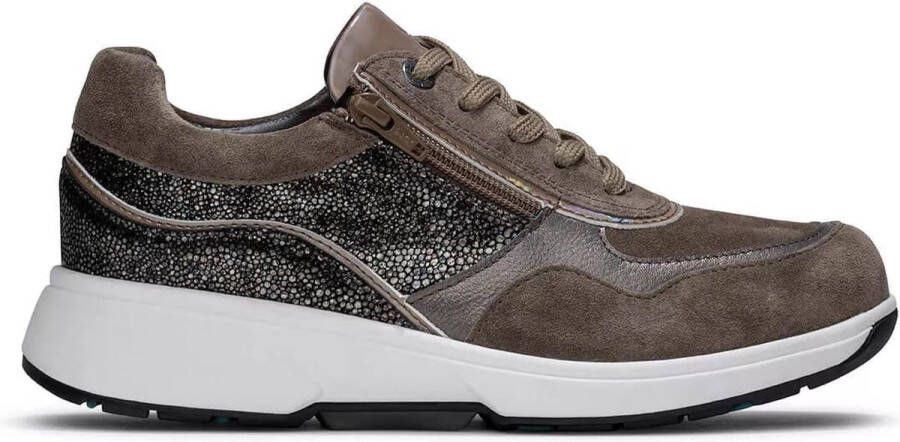 Xsensible 30204.2 Lima 505 Taupe Fantasy H-Wijdte Veterschoenen