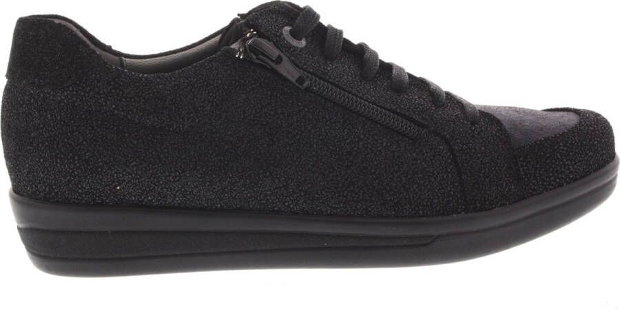 Xsensible 10186.2 Alia 001 Black K-Wijdte Veterschoenen