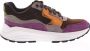 Xsensible Stretchwalker Sneaker Golden Gate Lady 33000.2.352 GX Bruin Paars Combi - Thumbnail 1