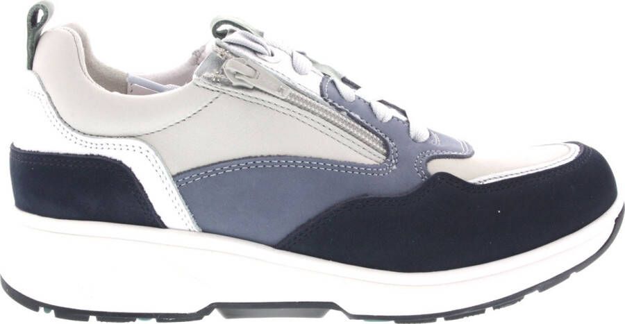 XSENSIBLE Lage Sneakers Dames Grenoble Maat: 40 Materiaal: Leer Kleur: Blauw