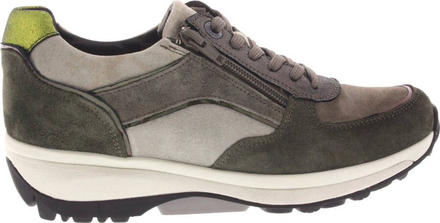 Xsensible Dames Veterschoenen Lucca Forest Combi Groen