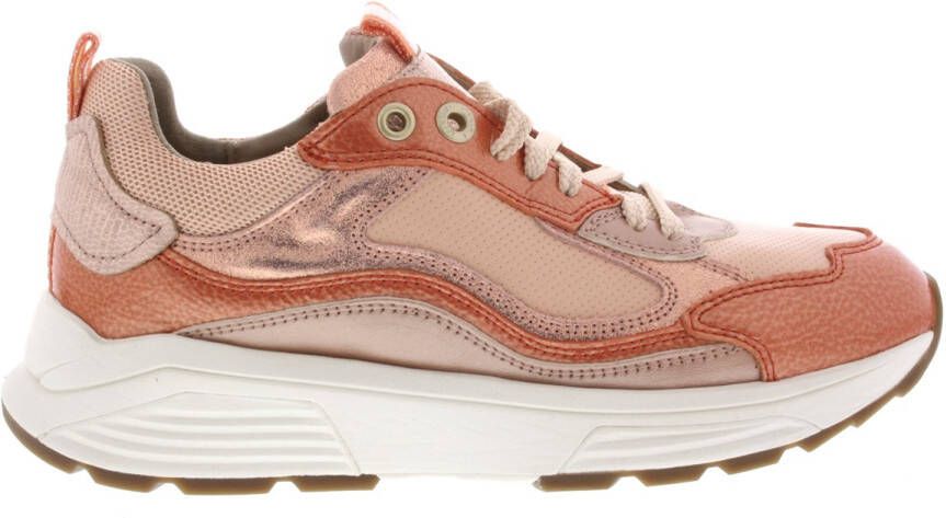 Xsensible Dames Veterschoenen Milau Soft Coral Combi Rose