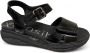 Xsensible Stretchwalker Xsensible 30312.5 001 H Skala Black-sandalen - Thumbnail 2