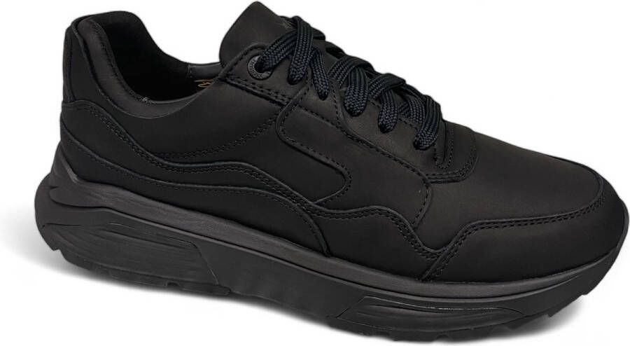 Xsensible Heren Veterschoenen Golden Gate Men Black Zwart