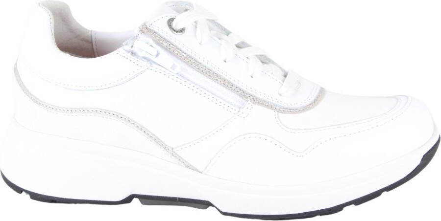 XSENSIBLE Lage Sneakers Dames Lima Maat: 43 Materiaal: Leer Kleur: Wit