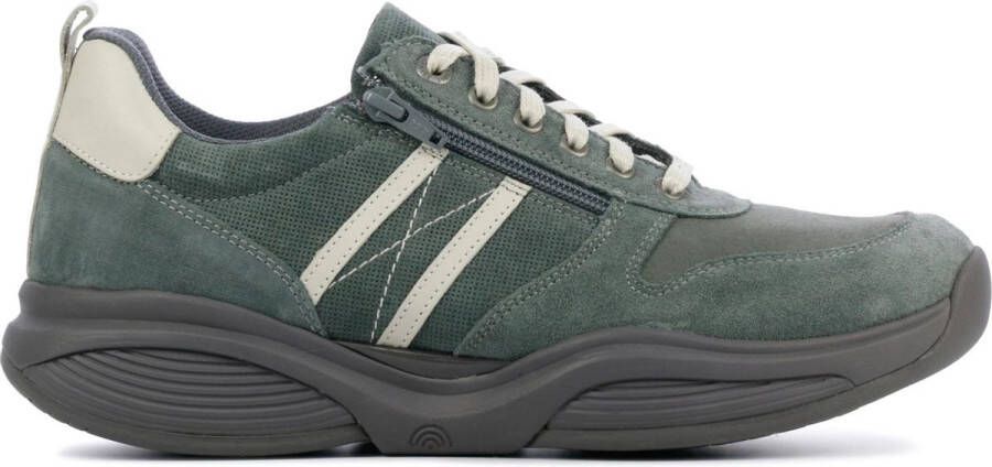 Xsensible Mannen Nubuck Lage sneakers Herenschoenen 30073.2 Groen