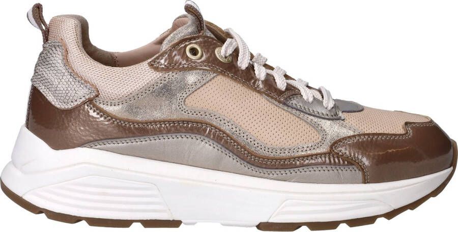 Xsensible Milau Sneakers Leer Dames Taupe