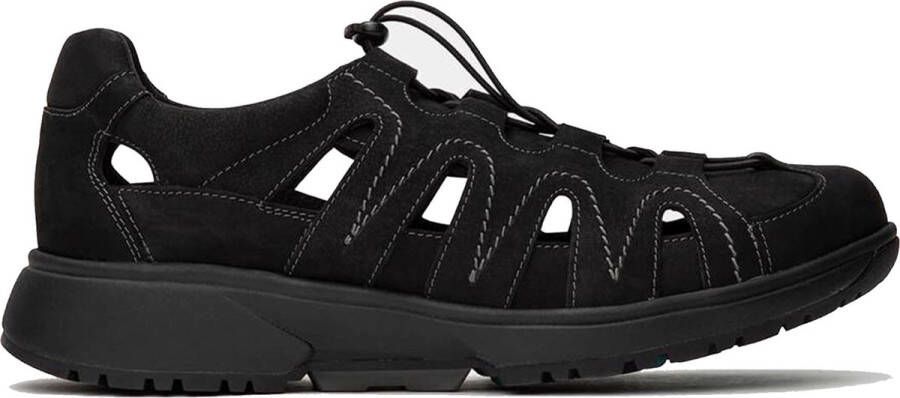 Xsensible RoStock 30407.5 Black H-Wijdte Veterschoenen