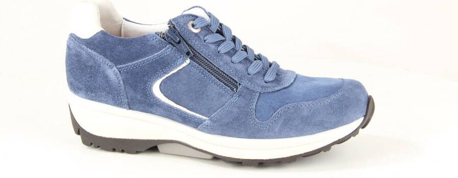 XSENSIBLE Lage Sneakers Dames 30042.2 Maat: 36 Materiaal: Suède Kleur: Donkerblauw