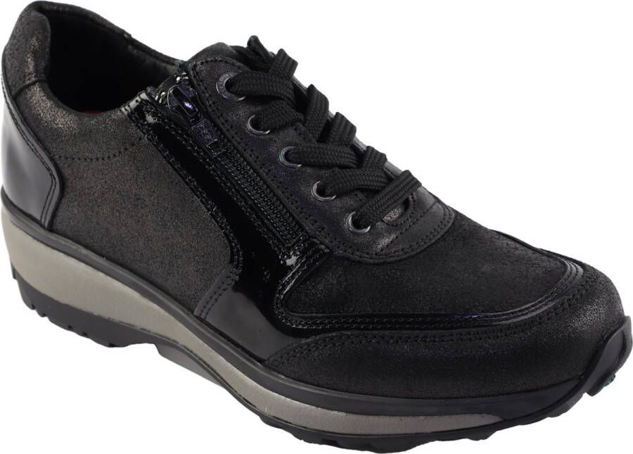 Xsensible 30103.2 001 Black G-wijdte Veterschoenen