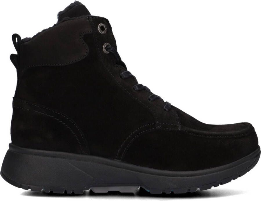 XSENSIBLE Veterboots Dames Sue H Sneaker Vacht Maat: 38 Materiaal: Suède Kleur: Zwart