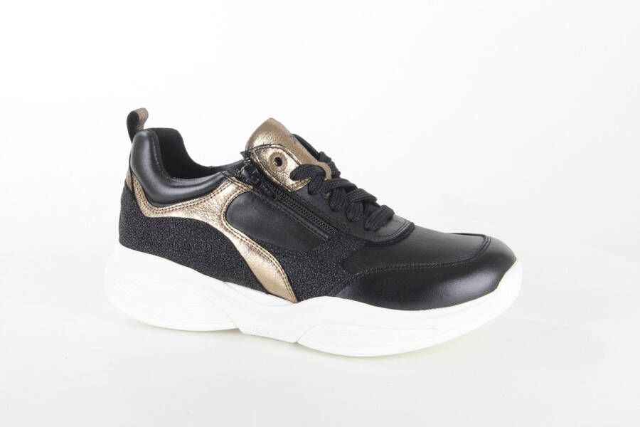 XSENSIBLE Lage Sneakers Dames 32004.3 Maat: 40 Materiaal: Leer Kleur: Zwart