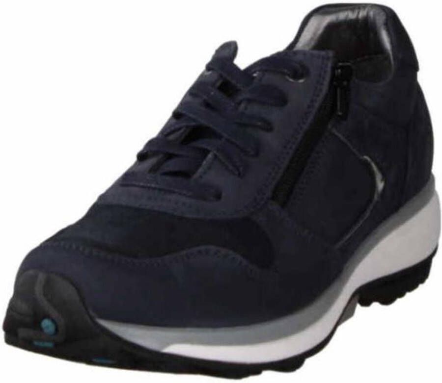 Xsensible Blauwe Sneakers met Metallic Accenten en Stretchwalker Technologie Blue Dames