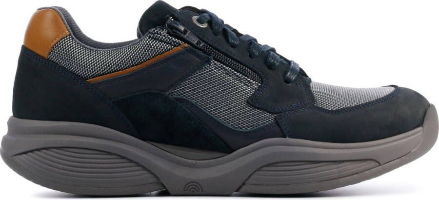 Xsensible Vrouwen Leren Lage sneakers Herenschoenen 30088.1 Blauw combi