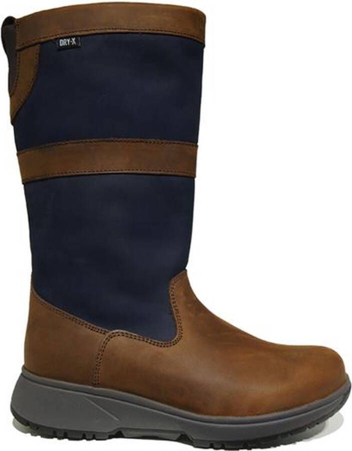 Xsensible X sensible wandellaars art cork 40206.5 353 H leest brown navy maat