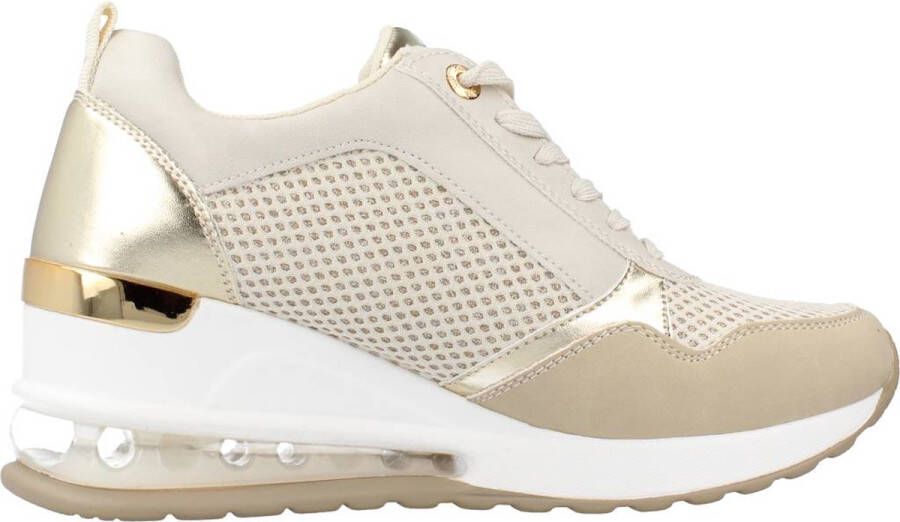 XTI Sportieve Chic Damessneakers Beige Dames