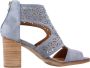 XTI High Heel Sandals Blue Dames - Thumbnail 1