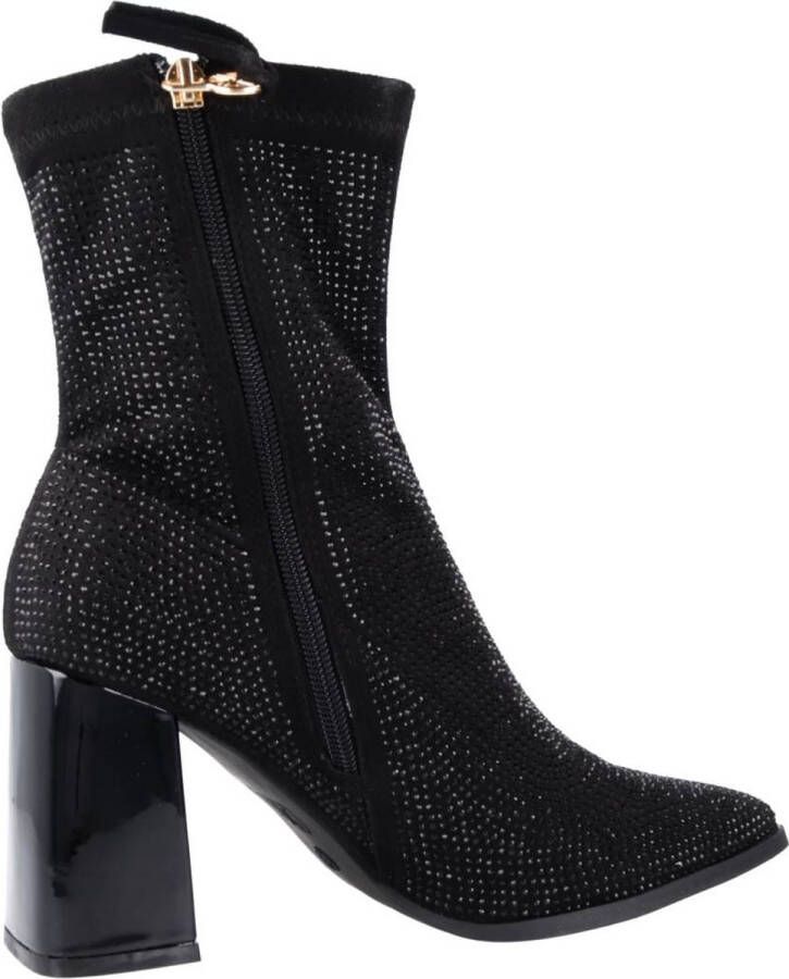 XTI Heeled Boots Black Dames