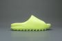 Adidas Yeezy Slide Glow Green (2022) HQ6447 1 2 GROEN Schoenen - Thumbnail 4