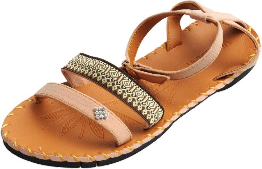 Yogistar Yoga Sandalen gemakkelijke riem beige 35 Slippers - Foto 1