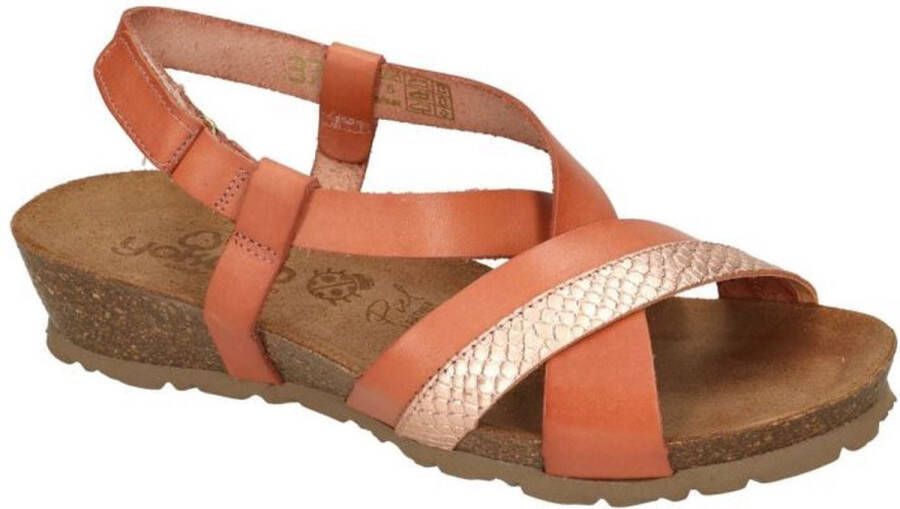 Yokono -Dames nude oud-roze sandalen