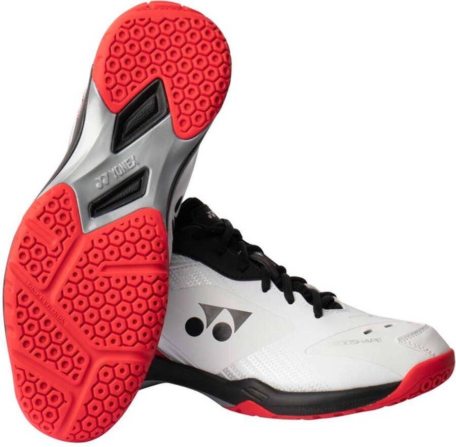 Yonex Power Control 65 X Indoorschoenen White Red Heren