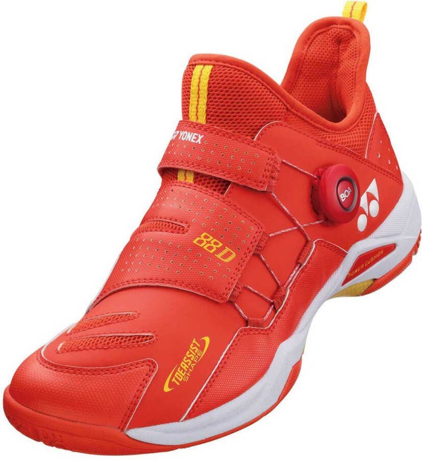 Yonex Power Cushion 88 Dial Indoorschoenen Bright Red Heren