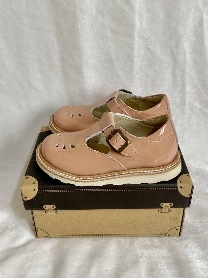 Young soles -Rosie T-Bar-baby-shoes-Blush Pink Patent