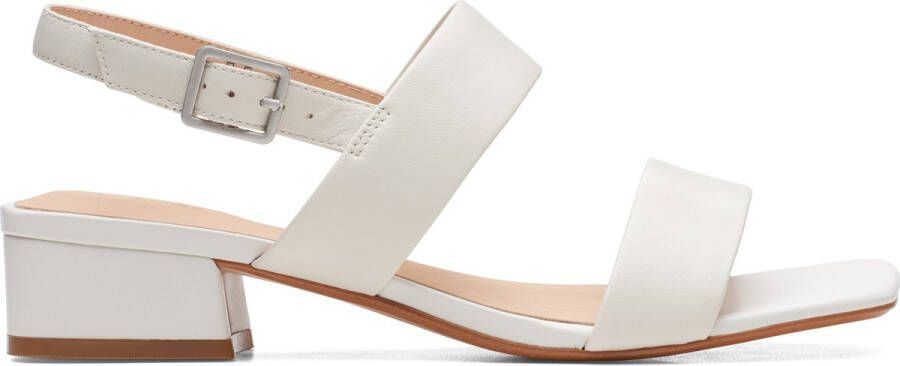 Zalando Clarks Dames Seren25 Strap D 1 white leather