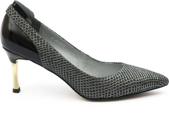 Zerba Dames Pumps Zwart Leer Cantiano