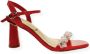 Zerba Dames Sandalen Rood Leer Bellavista - Thumbnail 2