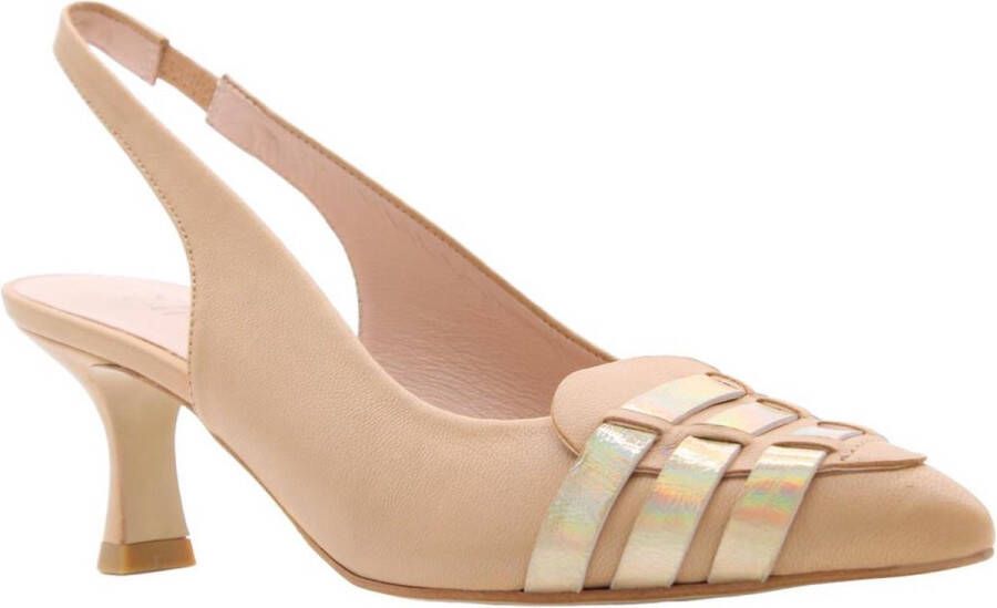 Zinda Stijlvolle Fell Pumps voor Verhoogde Stijl Beige Dames - Foto 1