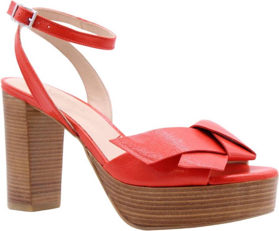 Zinda Hoge hak sandalen voor vrouwen Red Dames