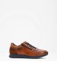 Bugatti leren heren sneakers cognac bruin - Thumbnail 2